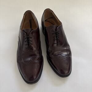 Johnston And Murphy Aristocraft Mens Dress Shoe Size 8.5D Reddish Brownish